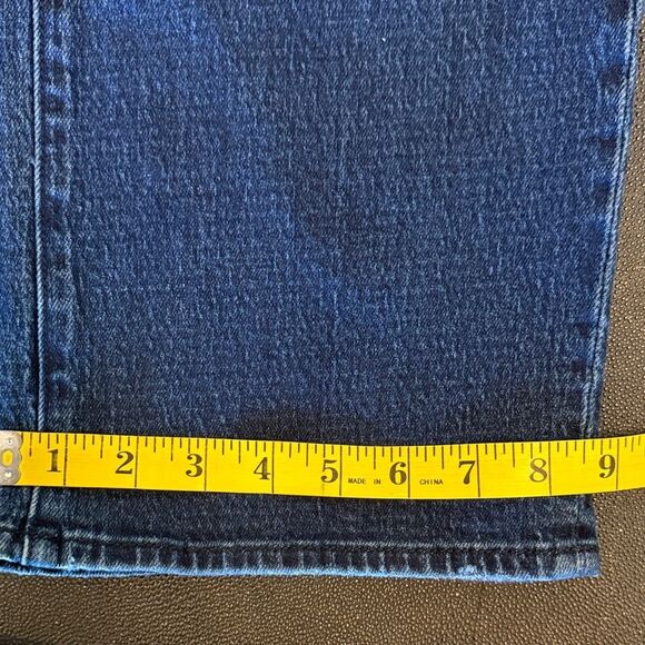 Joe's Jeans Simone Dark Blue Straight high-rise Cropped Denim size 30 - Picture 9 of 9